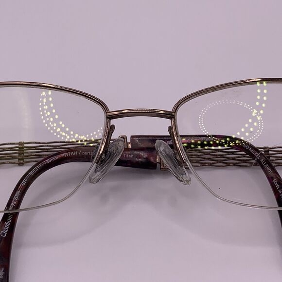 Line Art By Charmant Eyeglasses Frams XL2068 Rose Gold Discontinued - Picture 4 of 16